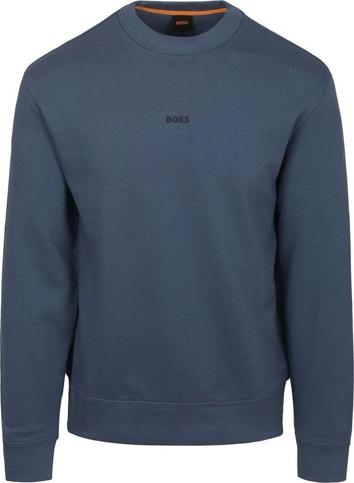 BOSS Trui Smallcrew Blauw maat Maat 52/54 (L) Heren, Kleding | Heren, Truien en Vesten, Blauw, Nieuw, Maat 52/54 (L), Verzenden