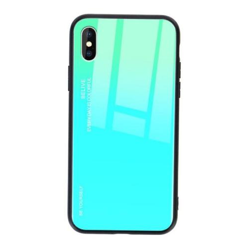 Xiaomi Mi Note 10 Pro Gradient Hoesje - TPU en 9H Glas -, Télécoms, Téléphonie mobile | Housses, Coques & Façades | Marques Autre