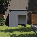 vidaXL Hondenhok met dak 110x103x109 cm gegalvaniseerd staal, Dieren en Toebehoren, Hondenhokken, Verzenden, Nieuw