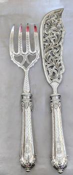 Émile Huignard - Serveerset voor vis (2) - .950 zilver -, Antiek en Kunst