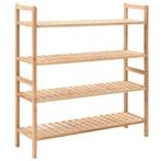 vidaXL Schoenenrek 69x26x81 cm massief walnotenhout
