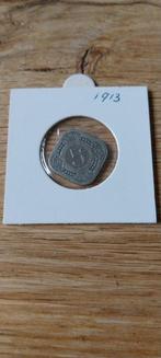 Nederland. Wilhelmina. 5, 10 Cents en 1/2 Gulden Variantie, Postzegels en Munten