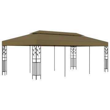 vidaXL Prieel 180 g/m² 6x3 m taupe, Verzenden