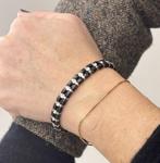 Armband - 18 karaat Witgoud - 0.50ct. tw. - Keramiek, Handtassen en Accessoires, Armbanden, Nieuw