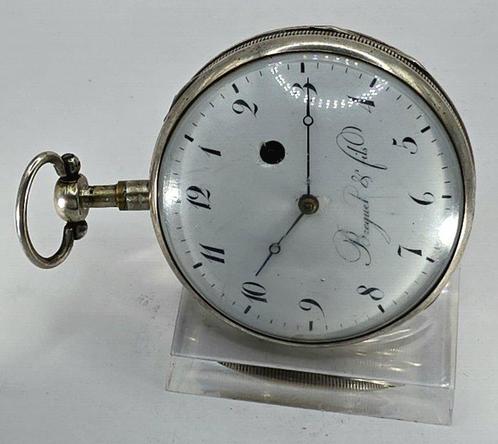 Breguet & fils - Massive Silber Lepine Spindeluhr - Quarter, Handtassen en Accessoires, Horloges | Heren