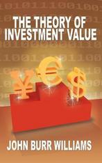 The Theory of Investment Value 9781607966654, Boeken, John Burr Williams, Zo goed als nieuw, Verzenden