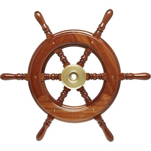 Houten Stuurwiel Boot Mahonie 540mm, Watersport en Boten, Accessoires en Onderhoud, Nieuw, Ophalen of Verzenden
