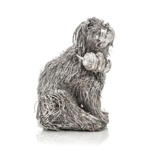 Buccellati - Figurine - St Bernards dog figurine - Argent, Antiek en Kunst, Antiek | Zilver en Goud