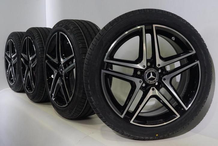 Mercedes A B CLA Klasse W176 18 inch AMG velgen + Zomerbande, Auto-onderdelen, Banden en Velgen, Ophalen of Verzenden