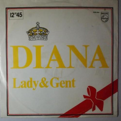 Lady and Gent - Diana - 12, Cd's en Dvd's, Vinyl Singles, Maxi-single, Gebruikt, 12 inch, Pop
