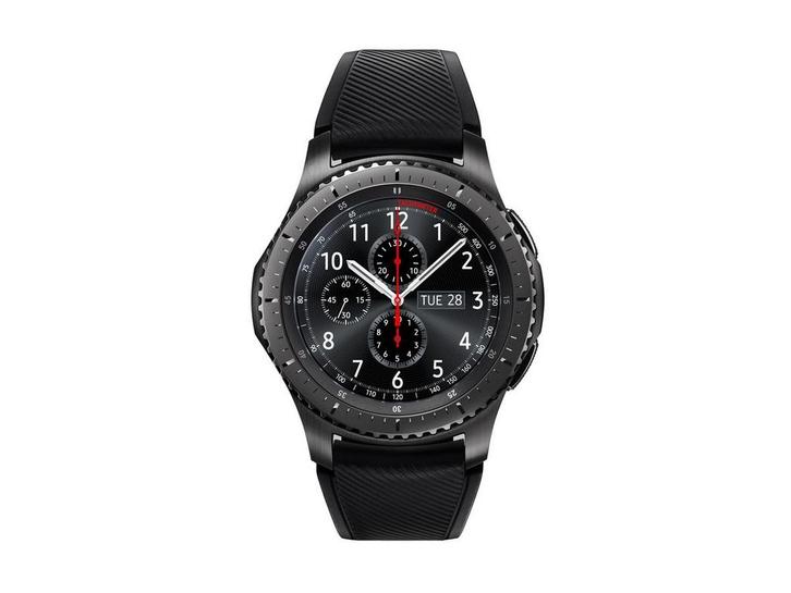 Samsung Gear S3 Frontier - Smartwatch - Hartslagsensor, Handtassen en Accessoires, Smartwatches, Zo goed als nieuw, Verzenden