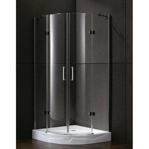 Aanbieding: Douchecabine Sanilux Rinna kwartrond met 2, Doe-het-zelf en Bouw, Sanitair, Douche, Nieuw, Chroom, Ophalen of Verzenden