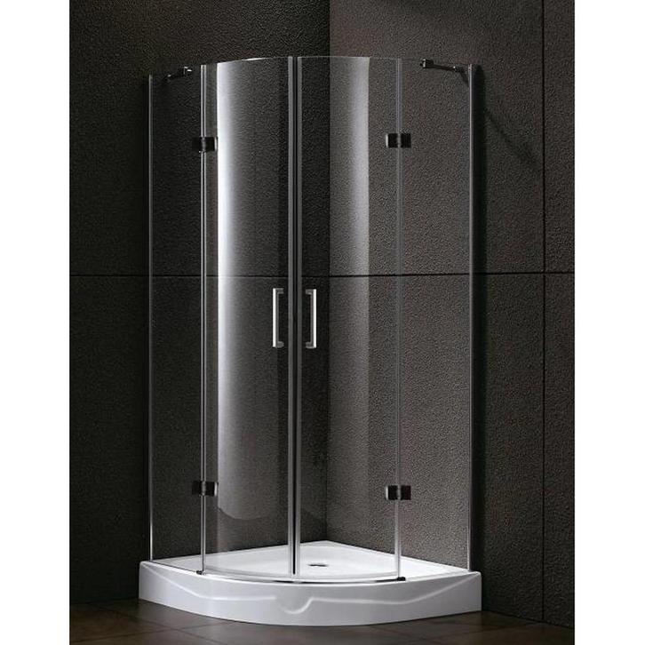 Aanbieding: Douchecabine Sanilux Rinna kwartrond met 2, Doe-het-zelf en Bouw, Sanitair, Douche, Nieuw, Chroom, Ophalen of Verzenden