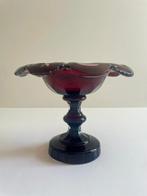 Kom op een voet - Glas-in-lood - Boheems glas, Antiek en Kunst
