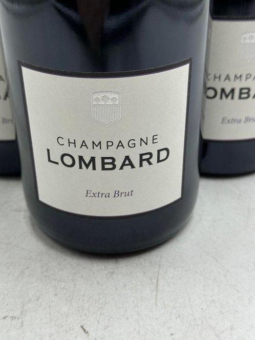 Lombard - Champagne Extra Brut - 6 Flessen (0.75 liter), Verzamelen, Wijnen