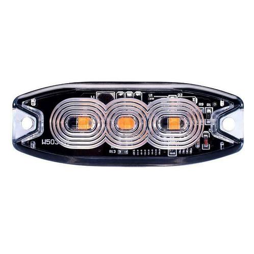 Ultra slim 3-LED Oranje flitser - R65 / R10, Auto-onderdelen, Verlichting, Verzenden