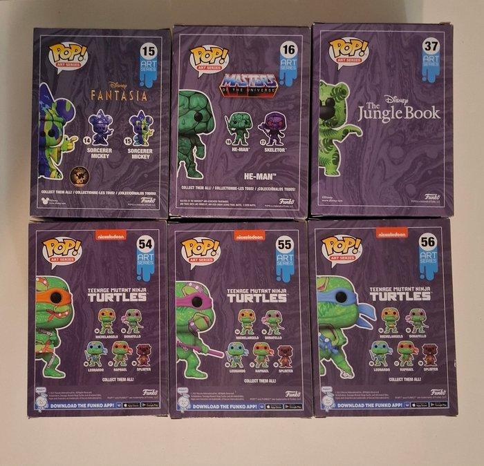 Funko - Funko Pop Baloo; He-Man; Sorcerer Mickey; Leonardo;, Antiek en Kunst, Antiek | Speelgoed