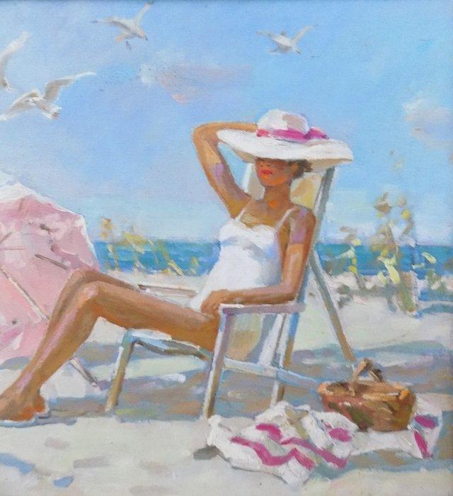 Fomenok Stanislav Fedorovich (1941) - Al mare, Antiek en Kunst, Kunst | Schilderijen | Klassiek