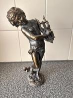 Auguste Moreau - Statue, Cupido met muziekinstrument - 29.5