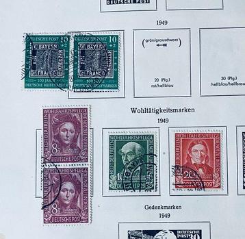 Duitse Rijk - Collectie / Uitzoeker Duitsland op Albumbladen beschikbaar voor biedingen