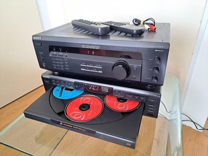 Sony - STR-DE135 stereo-ontvanger & CDP-C661, TV, Hi-fi & Vidéo, Radios