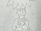 The Simpsons - 1 Originele animatietekening van Sideshow