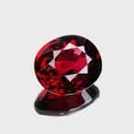 1 pcs Paars, Rood Granaat, Rhodoliet - 5.12 ct -, Nieuw