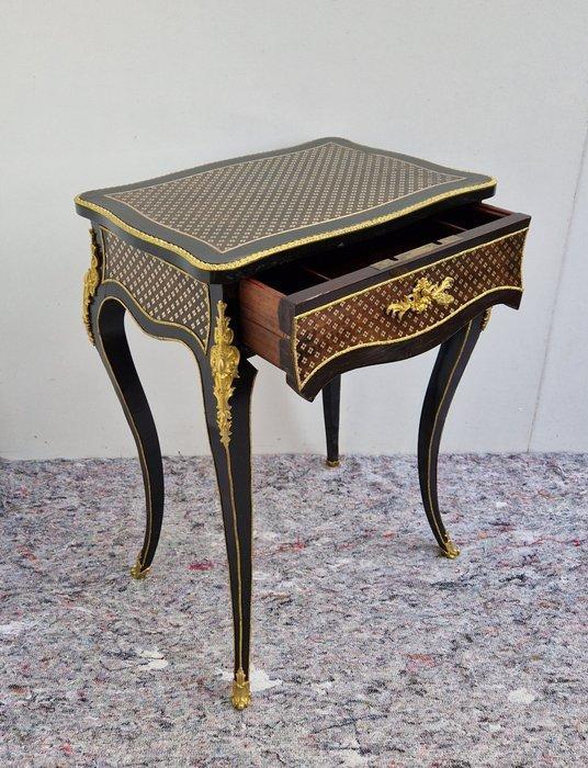 Boulle Marquetry - Napoleon III - Werktafel, bijzettafel -, Antiek en Kunst, Antiek | Meubels | Stoelen en Sofa's