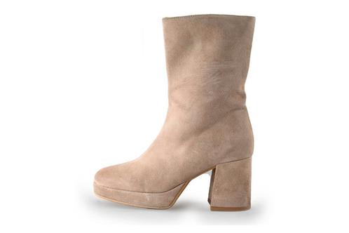 VIA VAI Enkellaarzen in maat 37 Beige | 5% extra korting, Kleding | Dames, Schoenen, Beige, Zo goed als nieuw, Lage of Enkellaarzen