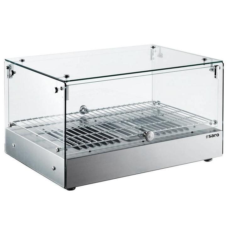 Warmhoudvitrine | SHIRA | RVS | 30°C/90°C | Statisch | 1, Zakelijke goederen, Horeca | Keukenapparatuur, Nieuw in verpakking, Verzenden