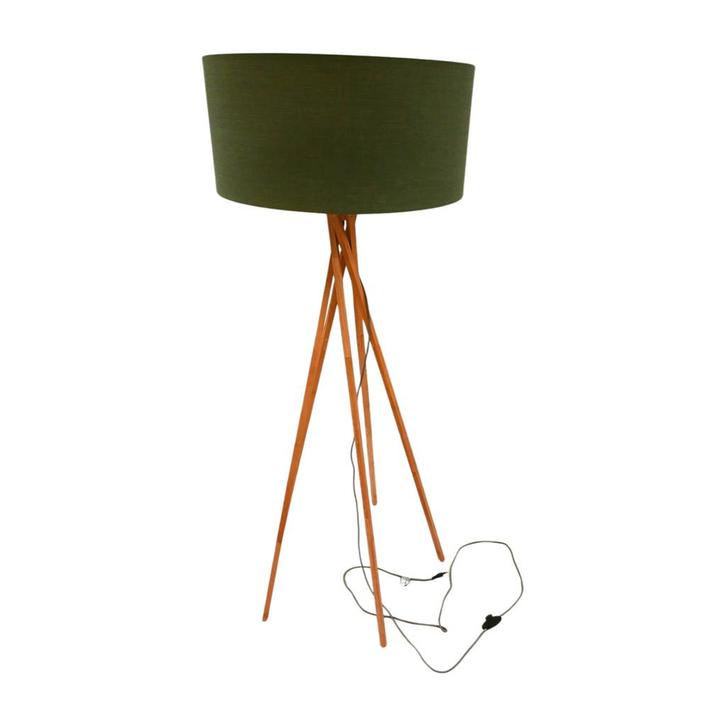 Vloerlamp Kilimanjaro GOOD&MOJO eco-linnen kap bamboe, Zakelijke goederen, Kantoor en Winkelinrichting | Kantoormeubilair en Inrichting