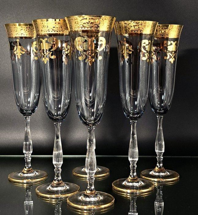 Artemisia - Champagne fluitje (6) - Cordis - Kristal, Antiek en Kunst, Antiek | Meubels | Tafels