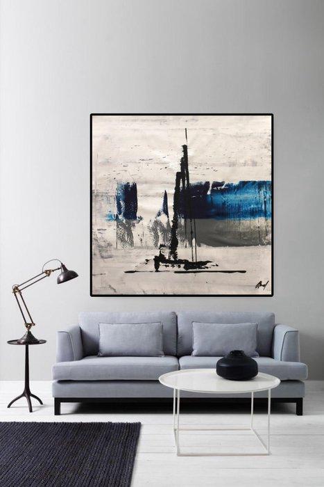 Giuseppe Panzica - Volume 3053 - Laterale (100x100 XXL), Antiek en Kunst, Kunst | Schilderijen | Modern