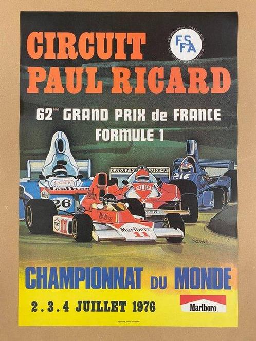 JD Depardieu - CIRCUIT PAUL RICARD - Jaren 1970, Antiek en Kunst, Kunst | Tekeningen en Fotografie