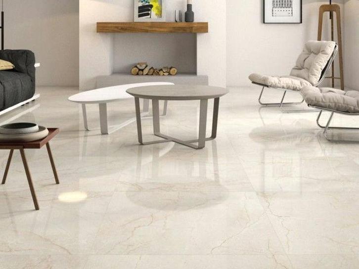 Yap Creme Beige hoogglans keramisch 60x120 vloertegel en, Doe-het-zelf en Bouw, Tegels, Ophalen of Verzenden