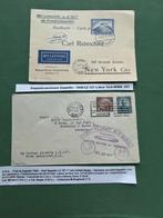 Envelop  (2) - Deutsches Reich 1928 en de VS. 1928 -