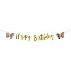 Vlinder Letterslinger Happy Birthday 2,1m, Verzenden