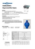 Regenwaterfilter voorfilter SYR duplex 1 aansluiting, Ophalen of Verzenden, Nieuw