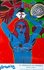 Guillaume Corneille (1922-2010) - Grande affiche originale, Antiek en Kunst