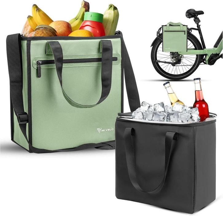 2dekans | MIVELO Fietstas - Met Uitneembare Koeltas - 25L -, Fietsen en Brommers, Fietsaccessoires | Fietstassen, Ophalen of Verzenden