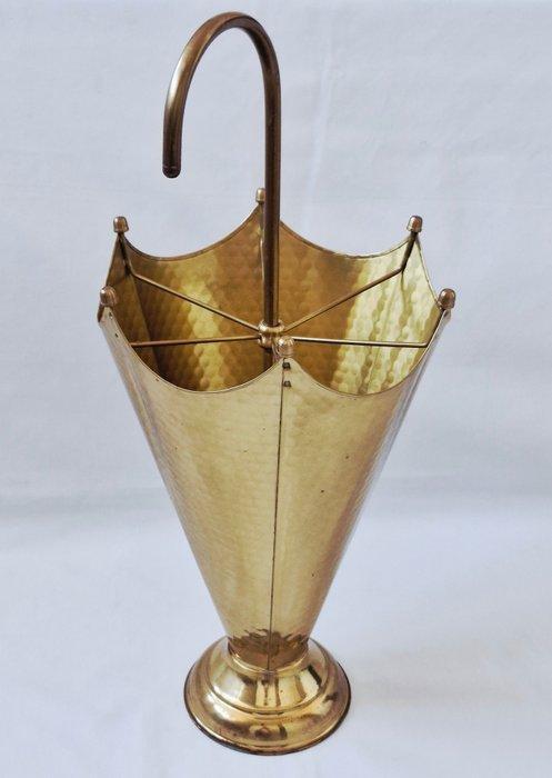 Paraplustandaard/rek - Koper, Messing - Paraplubak, Antiek en Kunst, Kunst | Designobjecten