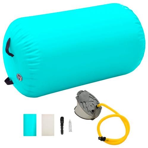 vidaXL Gymnastiekrol met pomp opblaasbaar 100x60 cm PVC, Sport en Fitness, Yoga en Pilates, Nieuw, Verzenden