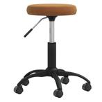vidaXL Eetkamerstoel fluweel bruin, Huis en Inrichting, Stoelen, Verzenden, Nieuw