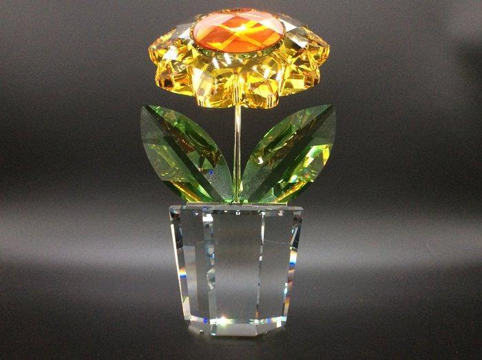 Swarovski - Beeldje - Sunflower large 835636- Certificate -, Antiek en Kunst, Curiosa en Brocante