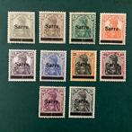 Territoire du bassin de la Sarre 1920 - 10 joints avec