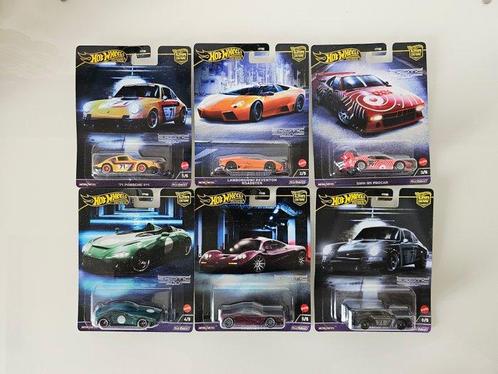 Hot Wheels, Mattel 1:64 - Modelauto (6) - Hot Wheels -, Hobby en Vrije tijd, Modelauto's | 1:5 tot 1:12