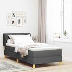 vidaXL Boxspringbed met Matras Crème 90x200 cm Stof, Verzenden, Nieuw