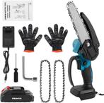 Mini kettingzaag - Elektrische snoeischaar - Met accu - Blau, Tuin en Terras, Verzenden, Nieuw