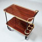 Serveerwagen - Verguld messing, Bakeliet, Formica,, Antiek en Kunst