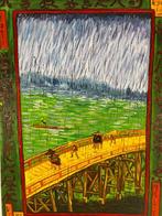 The Bridge in Rainfall - Utagawa Hiroshige, After - Japan, Antiek en Kunst